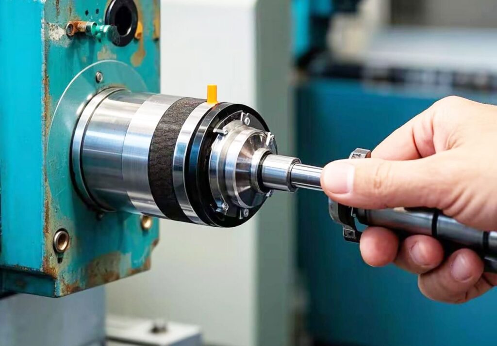 slide headstock in swiss machining