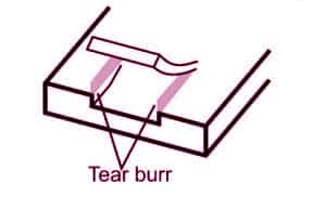 tear burr