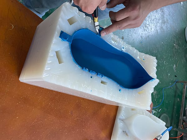 vacuum cast part